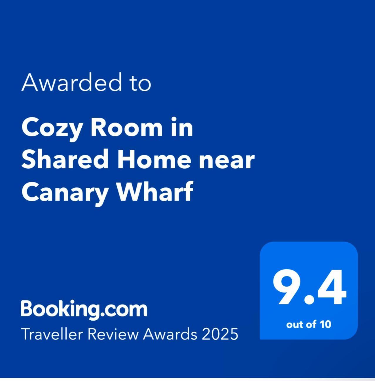 Cozy Room In Shared Home Near Canary Wharf Лондон Экстерьер фото